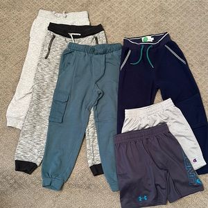 Bundle of boys pants and 2 shorts